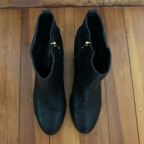 Julianne Hough for Sole Society Idelle Bootie, black leather, size 9.5, EUC - Picture 8 of 12